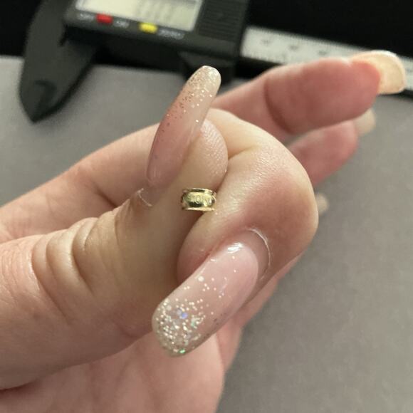 Solid 10k Gold Nugget Cross Pendant ~ NEW~ LAST ONE - Picture 9 of 12